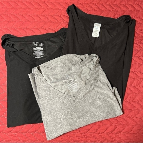 Time and Tru Tops - Bundle of 3 Time and Tru XXL Maternity Shirts